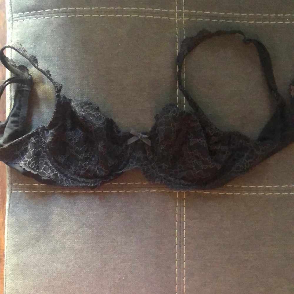 Lacy black bralette